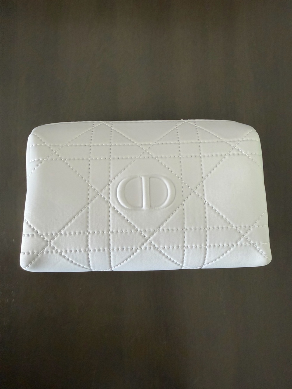 Dior Beauty White Makeup Pouch